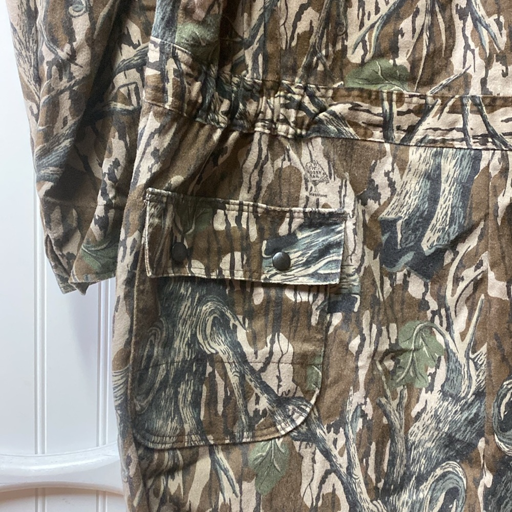 90s Mossy Oak Tree Stand Vintage Camo Overalls XXL - Picture 10 of 11